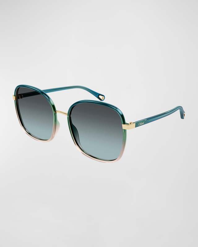 Acetate Rectangular Sunglasses